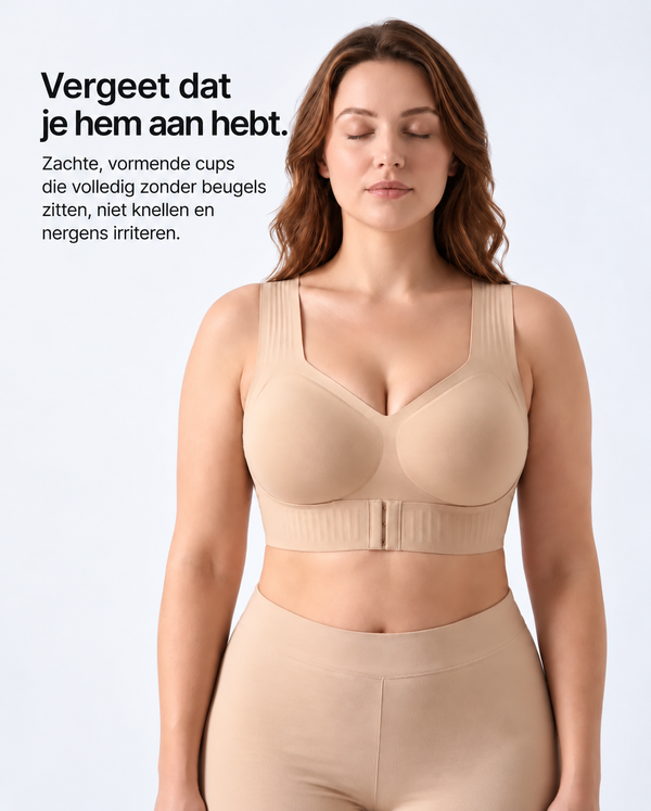 Lindra™ – De BH die je borsten én rug ondersteunt